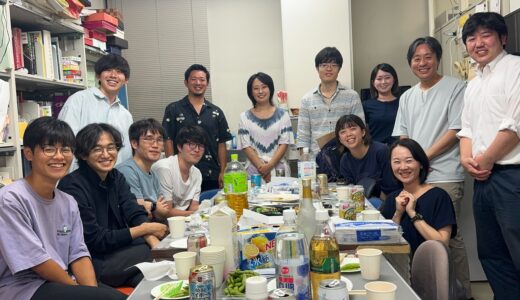 小野くん（大阪公立大学）の送別会